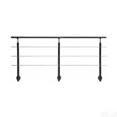 Zestaw startowy do balustrady pro3 pionowy antracyt 2 m. marki Dolle - ogłoszenia A6.pl