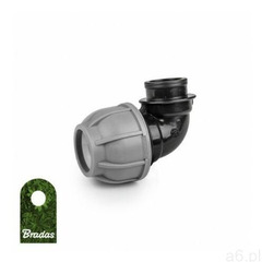 Kolanko do rur PE 40mm 90° z gwintem wewnętrznym 5/4" PN10 7230 - ogłoszenia A6.pl