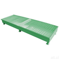 Wanna Wychwytowa (Paleta Ociekowa) - 200 L. - Na 4 Beczki Zielony 150 L. - 450 L. 4 Beczki Stal Laki - ogłoszenia A6.pl