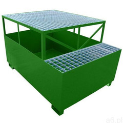 Wanna Wychwytowa Z Podstawką - 1000 L. - Na 1 Pojemnik Ibc Zielony 115 Cm X 165 Cm X 100 Cm Powyżej  - ogłoszenia A6.pl
