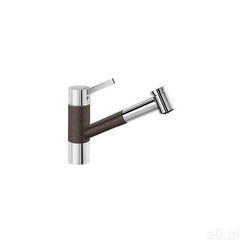 Bateria kuchenna z wyciąganą wylewką silgranit kawowy Blanco Tivo-S 517 618 (4020684509343) - ogłoszenia A6.pl