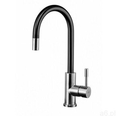Blue water Bateria zlewozmywakowa lima inox czarny mat stal nierdzewna wyciągana wylewka (5901730613 - ogłoszenia A6.pl