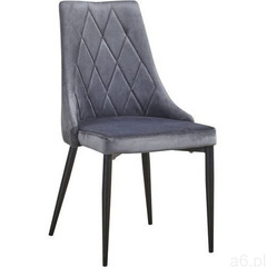 NOWOCZESNE KRZESŁO COMFYLINE 13 VELVET WELUR SZARE DO JADALNI, kolor szary - ogłoszenia A6.pl