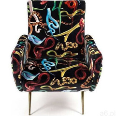 Fotel z wysokim oparciem seletti wears toiletpaper snakes - ogłoszenia A6.pl