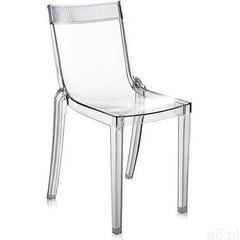 Kartell Krzesło hi-cut przezroczyste z prezroczystym paskiem - ogłoszenia A6.pl