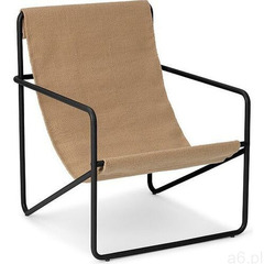 Krzesełko dziecięce desert solid z czarną ramą marki Ferm living - ogłoszenia A6.pl
