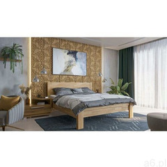 Dlaspania Drewniane łóżko z naturalnego buku celin h1, wersja bk1, 140x200 cm - ogłoszenia A6.pl