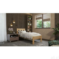 Łóżko z litego drewna - buk naturalny Elisa, wersja BK1, 90x200 cm - ogłoszenia A6.pl