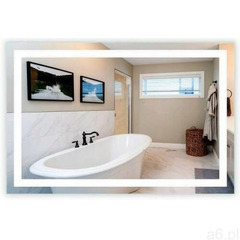 Lustro łazienkowe podświetlane led 80x60cm, LED4 80x60cm - ogłoszenia A6.pl