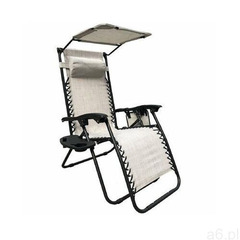 Leżak SASKA GARDEN 1032351 Beżowy - ogłoszenia A6.pl