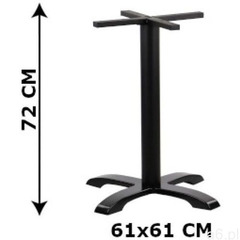 ŻELIWNA PODSTAWA 62x62 CM DO STOŁU STOLIKA POSTUMENT NOGA - ogłoszenia A6.pl