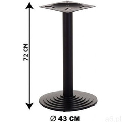 ŻELIWNA PODSTAWA FI 43 CM DO STOŁU STOLIKA POSTUMENT NOGA - ogłoszenia A6.pl