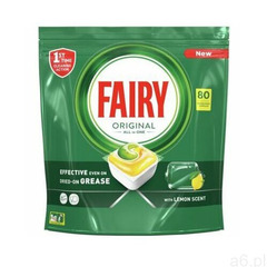 Tabletki do zmywarek all in one lemon 80 szt. marki Fairy - ogłoszenia A6.pl