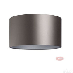 RON 55/30 abażur Monaco szara/srebrne PCV max. 23W, REDLUX R11585 - ogłoszenia A6.pl
