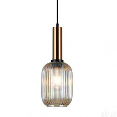 antiola pnd-5588-1m-bro+amb lampa wisząca zwis 1x40w e27 mosiężny/bursztynowy marki Italux - ogłoszenia A6.pl