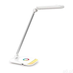 Platinet Lampka biurkowa led 12w pdlq60 ze zmieniającą kolor podstawą i ładowarką usb 6w - ogłoszenia A6.pl