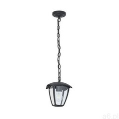 Milagro Lampa ogrodowa wisząca fox ip44 czarna e27 - ogłoszenia A6.pl
