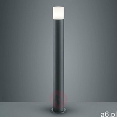 Trio hoosic 424060142 słupek zewnętrzny lampa ogrodowa ip44 1x28w e27 antracyt / biały - ogłoszenia A6.pl