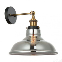 Italux Hubert MBM-2381/1 GD+SG kinkiet lampa ścienna 1x40W E27 czarna/zlota, MBM-2381/1 GD+S - ogłoszenia A6.pl