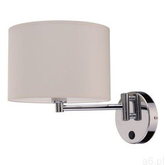 Nowodvorski Hotel 8980 Kinkiet lampa ścienna 1x60W E14 ecru - ogłoszenia A6.pl