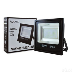 Polux Sanico 306722 projektor zewnętrzny led 1x100w led czarny (5901508306722) - ogłoszenia A6.pl