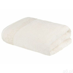 ręcznik frotté 70 x 140 cm (biały/bordiura) marki Livarno home - ogłoszenia A6.pl