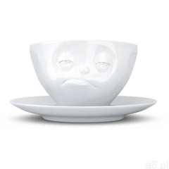 58products - filiżanka do kawy - "śpiący" - biała - 0,2 l (4250255859014) - ogłoszenia A6.pl