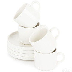 Mäser Komplet filiżanek porcelanowych z talerzykiem VADA, 100 ml, 4 szt., 118810 - ogłoszenia A6.pl