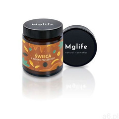 Mglife Świeca z wosku pszczelego 120ml naturalna - ogłoszenia A6.pl