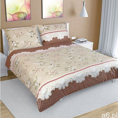 Pościel bawełniana Bukiecik kawowy, 240 x 220 cm, 2 szt. 70 x 90 cm, 240 x 220 cm, 2 szt. 70 x 90 cm - ogłoszenia A6.pl