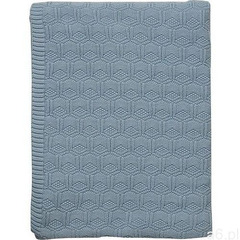 Pled deco knit 130 x 170 cm szaro-niebieski marki Södahl - ogłoszenia A6.pl