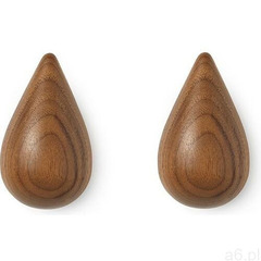 Wieszaki dropit walnut małe 2 szt. marki Normann copenhagen - ogłoszenia A6.pl