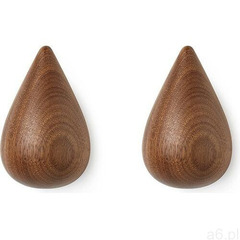 wieszaki dropit walnut duże 2 szt. - ogłoszenia A6.pl