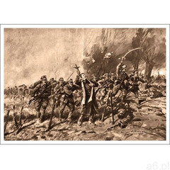 Plakat a3 - bohaterska śmierć ks. ignacego skorupki - leonard wintorowski a3 1920-026 marki Polska - ogłoszenia A6.pl