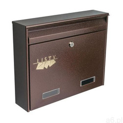 Skrzynka na listy 36 x 29 x 9 cm miedź antyk C4 W2 - ogłoszenia A6.pl