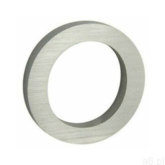 Aluminiowy numer domu 0, 3D, pow. szlifowana - ogłoszenia A6.pl
