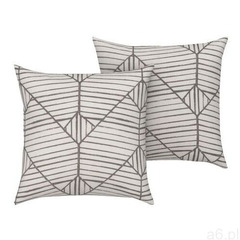 Livarno Home Poszewka na poduszkę 40 x 40 cm, 2 sztuki (Wzór szary) (4055334059053) - ogłoszenia A6.pl