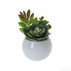 Sukulent sztuczny w ceramicznej doniczce 8 x 12 cm marki Koopman international - ogłoszenia A6.pl