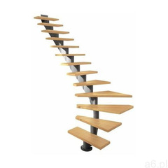 Dolle Schody modułowe srebrne frankfurt stopnie szerokość 65 cm buk 13 sztuk (4002605630084) - ogłoszenia A6.pl