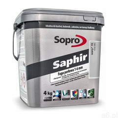 Sopro Fuga saphir 15 szara 4 kg - ogłoszenia A6.pl