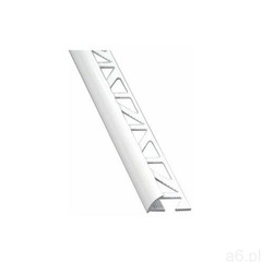 Standers Profil do glazury zewnętrzny półokrągły aluminium 10 mm / 2.5 m biały cezar (3276000594246) - ogłoszenia A6.pl