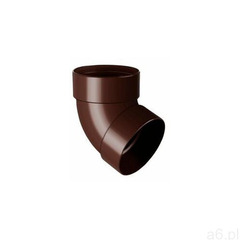 Kolanko podwójne 75 mm KAT-67 Brąz (4823108802668) - ogłoszenia A6.pl