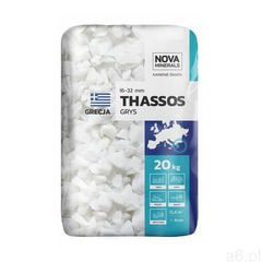 Nova minerals Grys thassos 20 kg 16 - 32 mm biały - ogłoszenia A6.pl