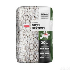 Grys BEŻOWY 20 kg 8 - 16 mm NOVA MINERALS (5903754488351) - ogłoszenia A6.pl