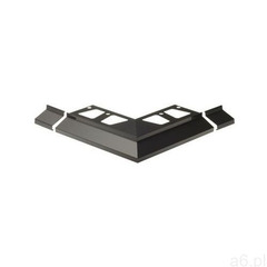 Narożnik balkonowego profilu okapowego okap100 aluminium marki Cezar - ogłoszenia A6.pl