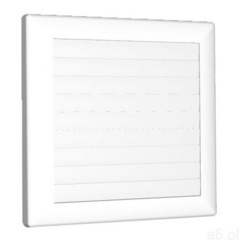 Kratka wentylacyjna zamykana ⌀ 125 biała 170x170mm AirRoxy 1362 (5903351801362) - ogłoszenia A6.pl