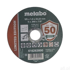 Metabo Tarcza do cięcia tf41 125 x 1.0 x 22.23 inox (4007430300492) - ogłoszenia A6.pl
