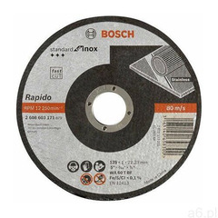 Bosch Tarcza tnąca 115 x 1 x 22.2 inox (3165140658287) - ogłoszenia A6.pl
