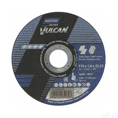 Tarcza do cięcia T41 115 x 1.0 x 22.23 STAL NORTON VULCAN - ogłoszenia A6.pl