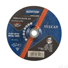 Tarcza do cięcia t42 230 x 2.5 x 22.23 stal vulcan marki Norton vulcan - ogłoszenia A6.pl